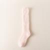 Female Autumn and Winter Add Velvet To Thicken Home Floor Sleep Month Son Keep Warm Not To Drop Hair Coral Velvet Calf Socks
