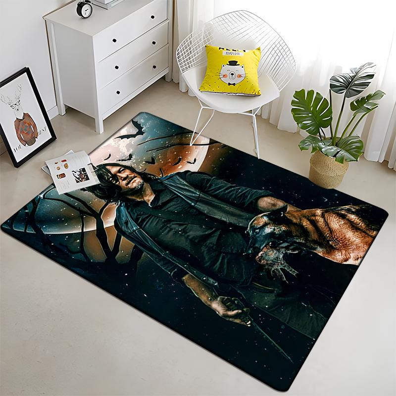 The Walking Dead Fans Collect Carpets Sofa Table Rug Anti Slip Floor Mat Halloween Decoration Floor MatLiving Room Home Decor