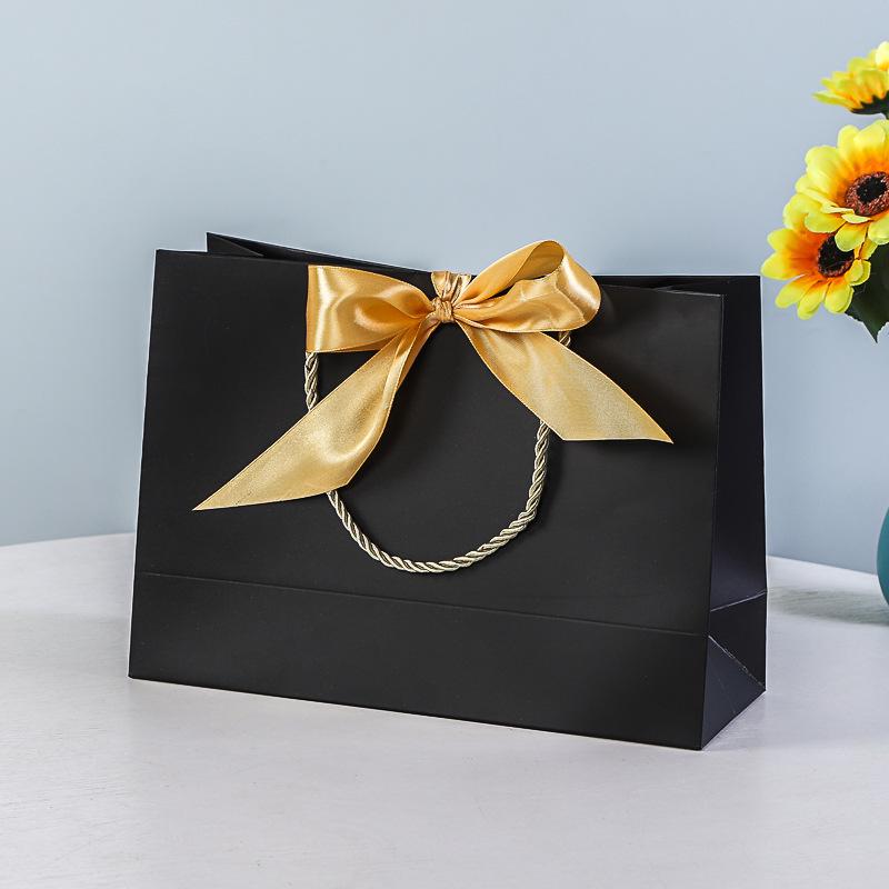 Gift, Cosmetic & Shopping Paper Bags with Bow Handles