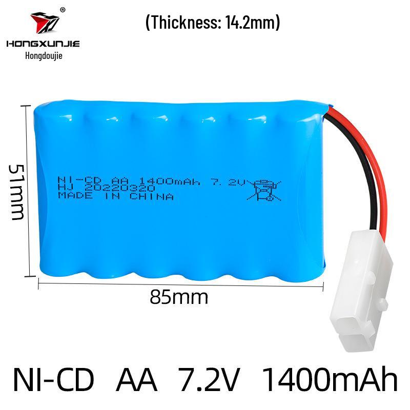 7.2V 1400mAh NiCd AA Rechargeable Battery Pack for Remote Control Cars