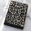 Scarf for Women Summer High-End Leopard Print Cotton Linen Beach Scarf Sun Protection Fashionable Versatile Shawl