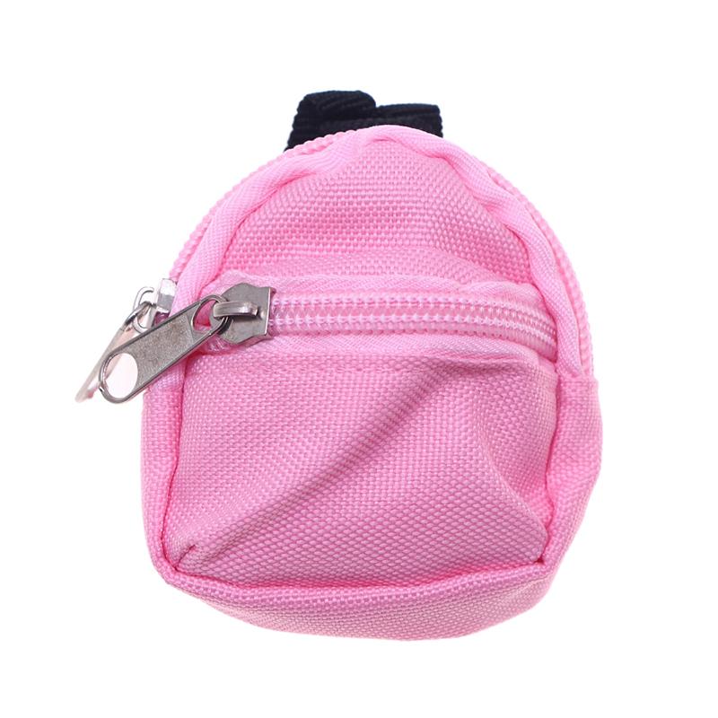 

1:6 Миниатюрный холщовый школьный рюкзак для кукольного домика с цветочным принтом, аксессуары для кукол, модель, декор, игрушка, аксессуары для кукольного домика as the picture