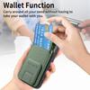 Minimalist iPhone 16/17 Pro Case with Card Slot and Multi-Angle Stand