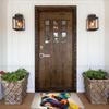 Vibrant Geometric Bulldog Floor Mat - Colorful and Unique Décor for Pet Lovers, Perfect for Living Rooms and Entrances