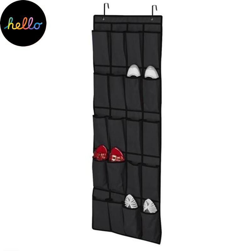 Organizér kontejneru na boty Úložné kapsy Organizér Nástěnný držák na zavěšení Heavy Duty Úspora místa nad dveřmi