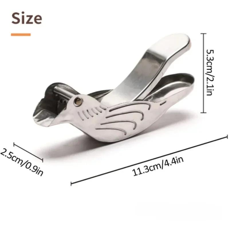Creative Bird Shape Lemon Squeezers Juicer Household Stainless Steel 304 Portable Metal Citrus Lemon Tea Infuser Kitchen Gadget