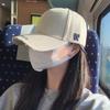 American baseball cap female face small cap men's trendy brand retro hat enlarged and deepened hard top wide brim