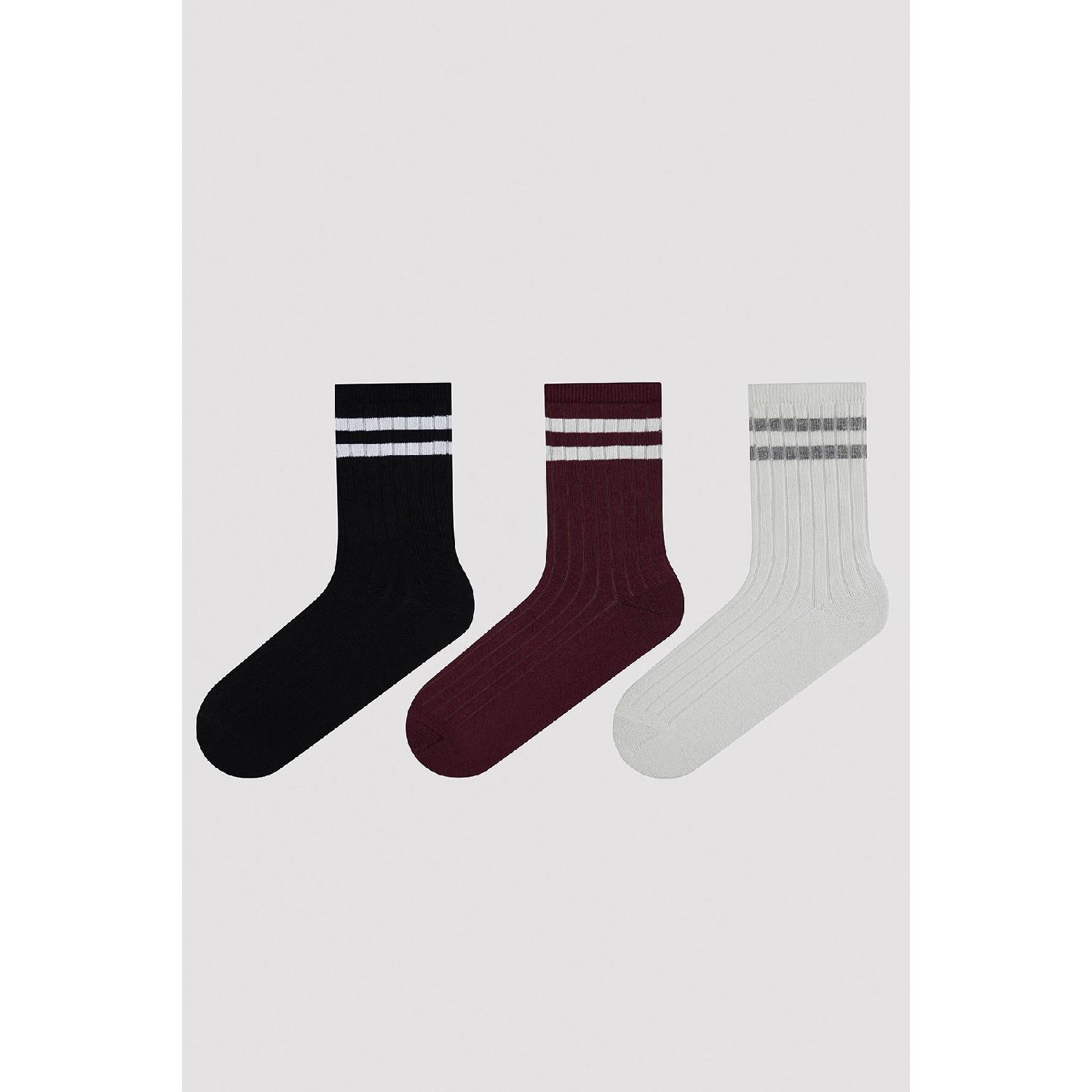 

Striped Colored 3 -socket Socks Standart