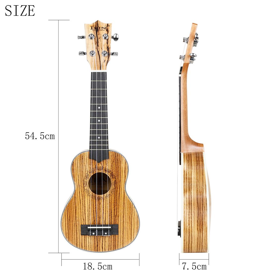 IRIN 21/24/26 Inch Ukulele Solid Wood Ukulele 4 String Hawaiian Guitar Mini Guitarra Professional Ukulele Guitar Accessories