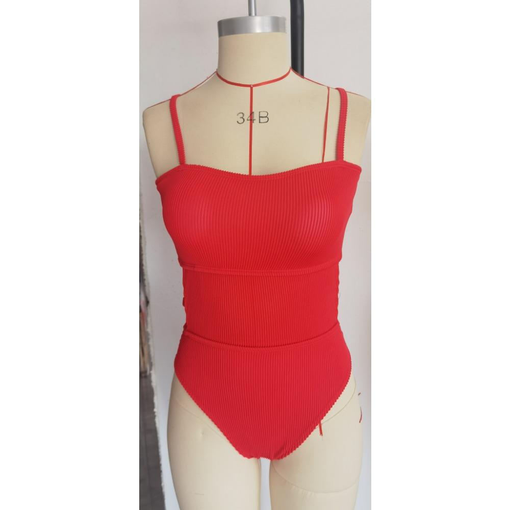 Evropské a americké sexy jednodílné bikiny dámské plavky