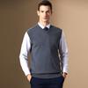 Cashmere & Sheep Wool Business and Leisure V-neck Vest
