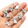 20pcs Angel Charms Pendant Zinc Alloy Metal Small Elf Girl DIY Jewelry Making Accessories Findings for Necklace Bracelet