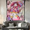 Clown Chase Whimsical Fun Tapestry Fashion Print Background Cloth Homestay Soft Decoration Tapestry Background Wall Hanging Cloth Work Of Art