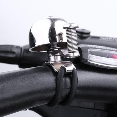 Bicycle Classic Bell with Rubber Strap Lightweight Loud Sound Universal MTB Road Mountain Folding Bicycle Handlebar Alarm Bell Scooter