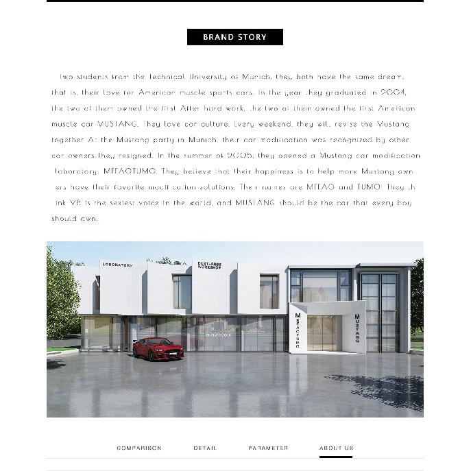 Door Side Storage Box Interior Accessories For Ford Mustang 2015-2025