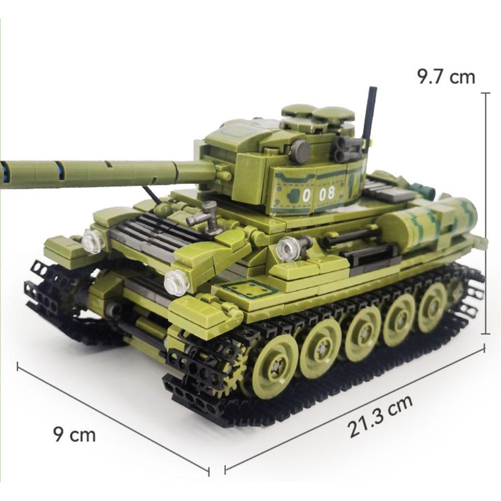Main Battle Tank Building Block Splicing Model Ornaments Children's Educational Toys