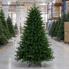 Pre-Lit Automatic Unfolding PE Bare Christmas Tree Base Ornament - No Installation Needed