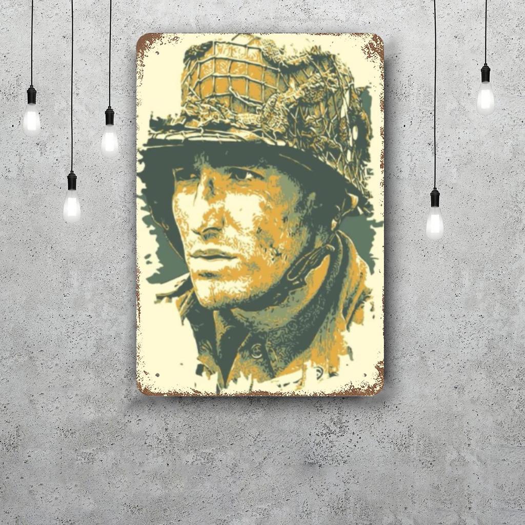 Band of Brothers Classic Poster Rusty Metal Plaque Retro Decorative Plate Bar Man Cave Garage Club Metal Sign Wall Decoration