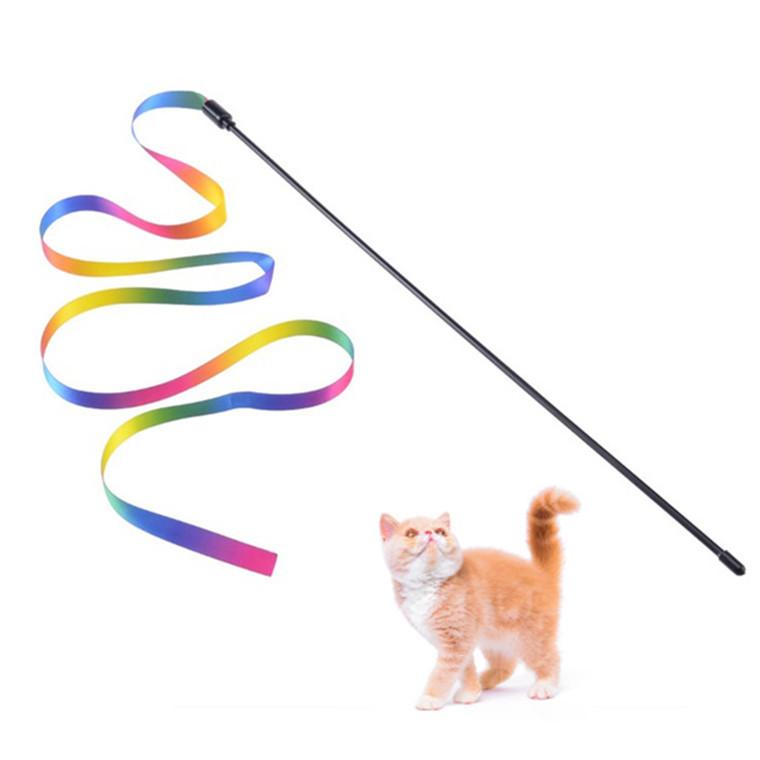 Pet Cat Interactive Toy Teaser Wand Stick Rod For Cat Pet Supplies Catcher Tassel Toys For Kitten Pet Product Pet Toys
