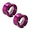 2Pcs NAB Hub Adapters Polished Aluminium 10 Inch Opener Universal Loading Device for Studer ReVox