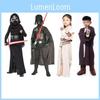 Kostuum Darth Vader Kinderen Jumpsuit Jedi Pak Cape Masker Cosplay Meisjes