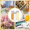 Tiny Jars with Aluminum Screw Lids 15ml Small Glass Bottles Clear Mini Vials Metal Caps Top Sample Message Bottle Jewelry Beads