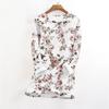 Women's Fashionable Printed Round Neck Long Sleeved Plush Warm Pullover Top