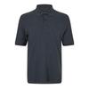 Mens Textured Knit Regular Polo Shirt