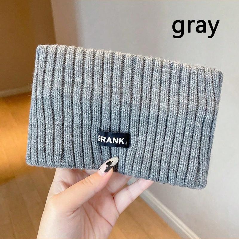 1pc Solid Color Casual Polyester Headband, Autumn/Winter Model