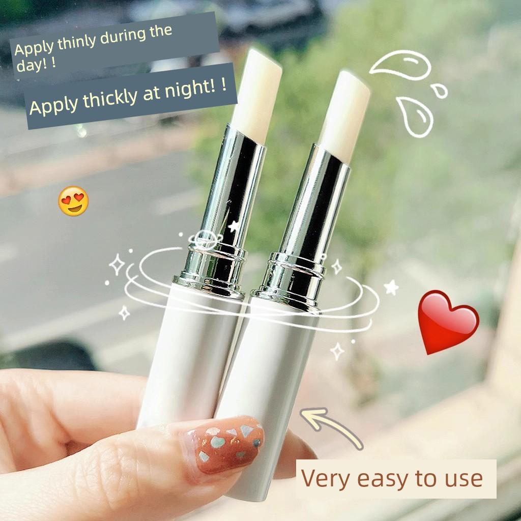 Lip Balm for Women, Moisturizing, Hydrating, Anti-Dryness, Colorless, Exfoliating, Lightening Lip Lines, for Men with Chapped and Peeling Lips