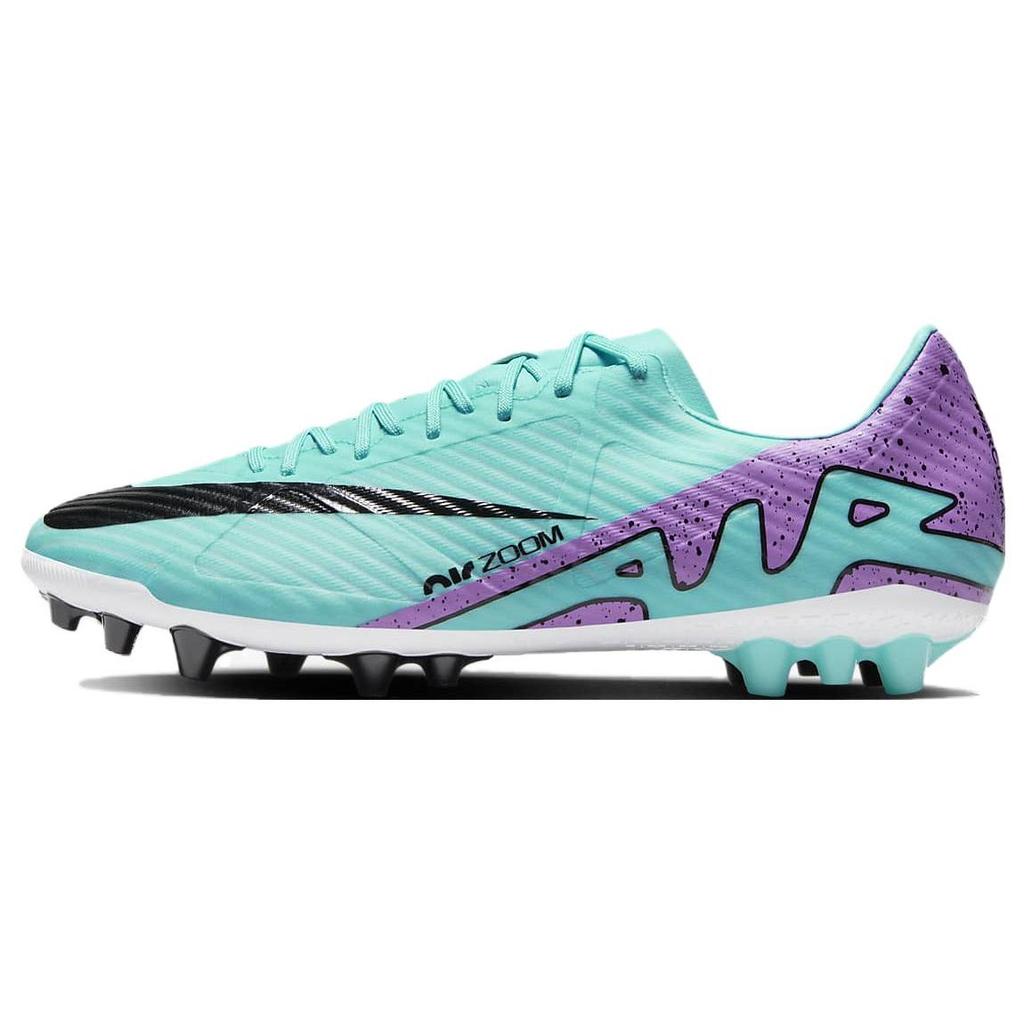 Nike Air Zoom Vapor 15 Academy AG Soccer Shoes Unisex Soccer Shoes Green Purple DJ5630-300