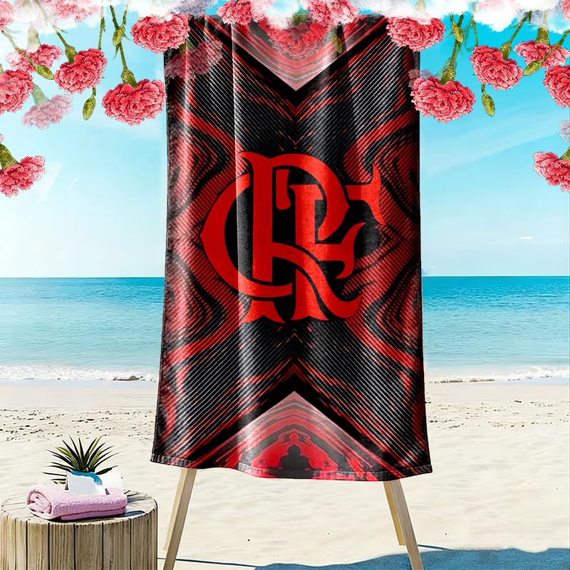 1pc Rangers FC Beach Towel, A Vibrant Beach Towel Suitable for Outdoor Activities, Camping, Hiking