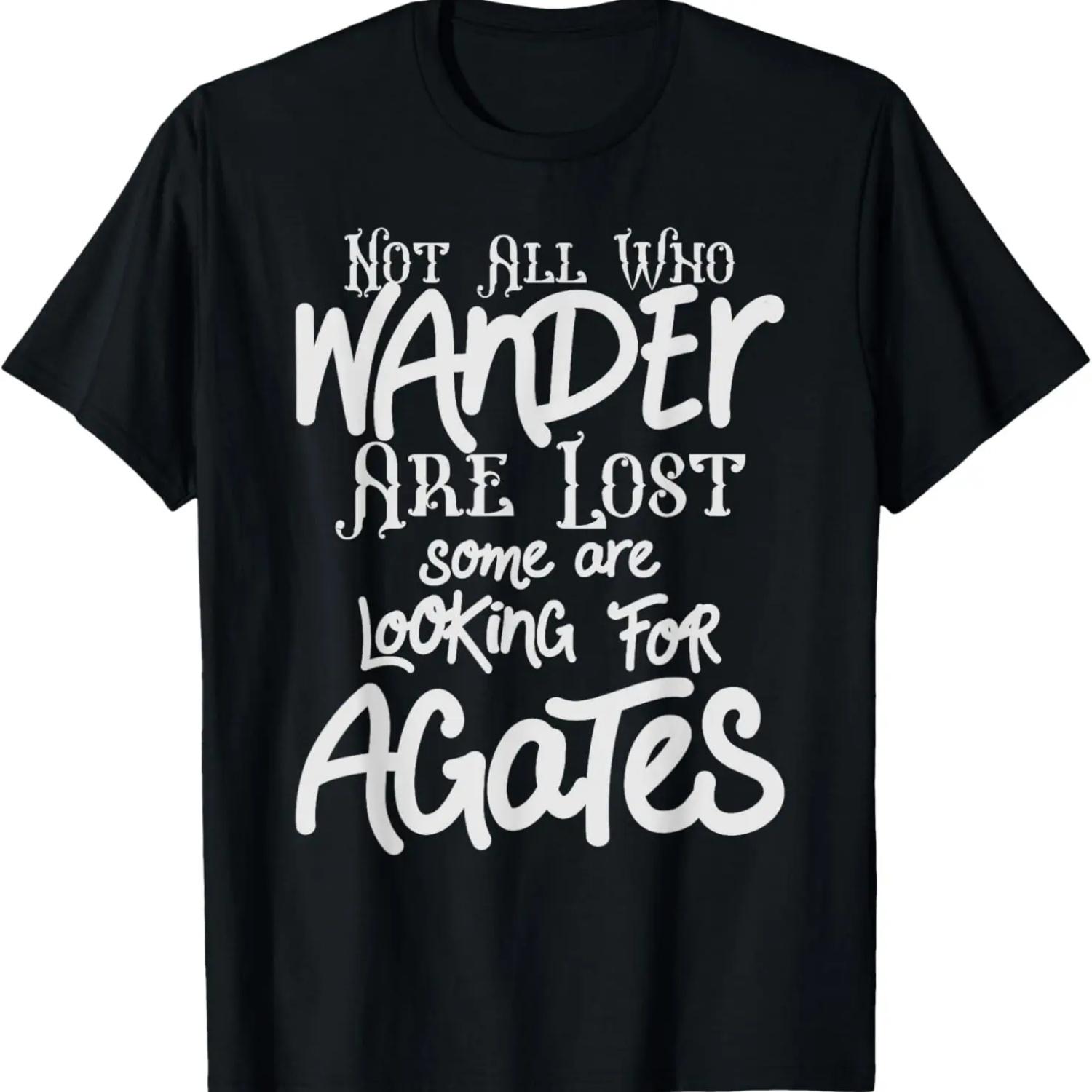 Funny Rockhound Agates Collector - Some Are Looking For T-Shirt S чёрный