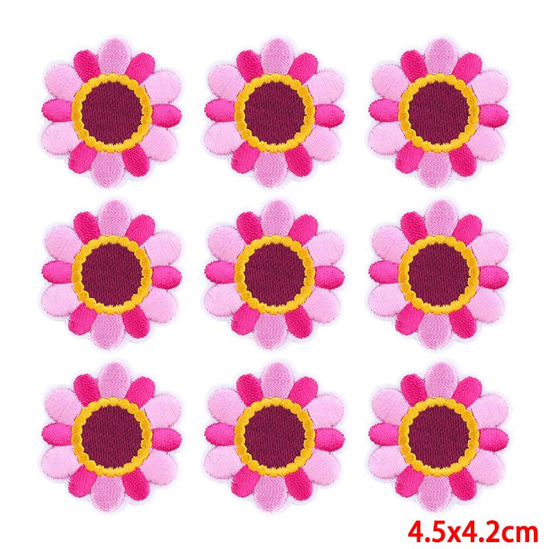 10 unids/lote parche bordado hierro en parches para ropa parches en ropa chaquetas decoración apliques suministros de costura