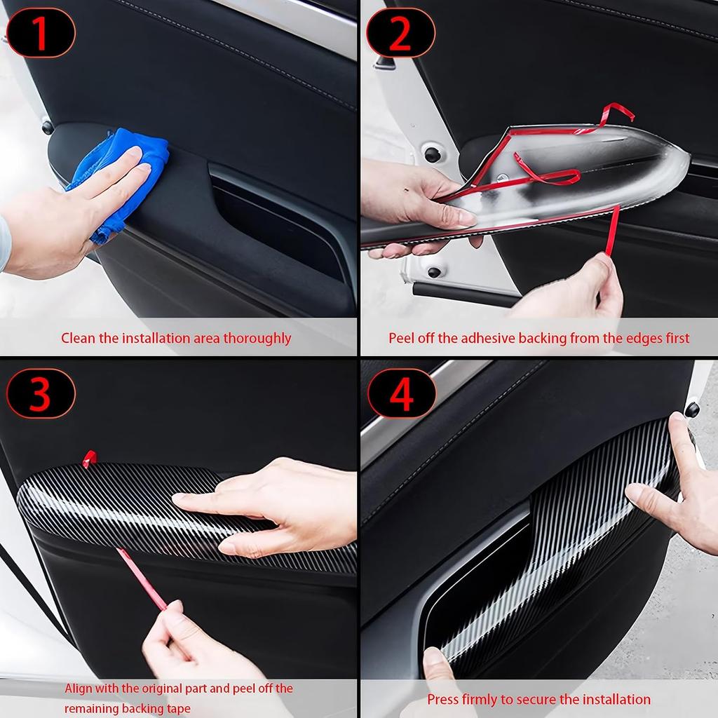 YOUTOOCAR Carbon Fiber Pattern Gas Cap Cover Compatible with Kia Stinger 2018-2023 Accessories