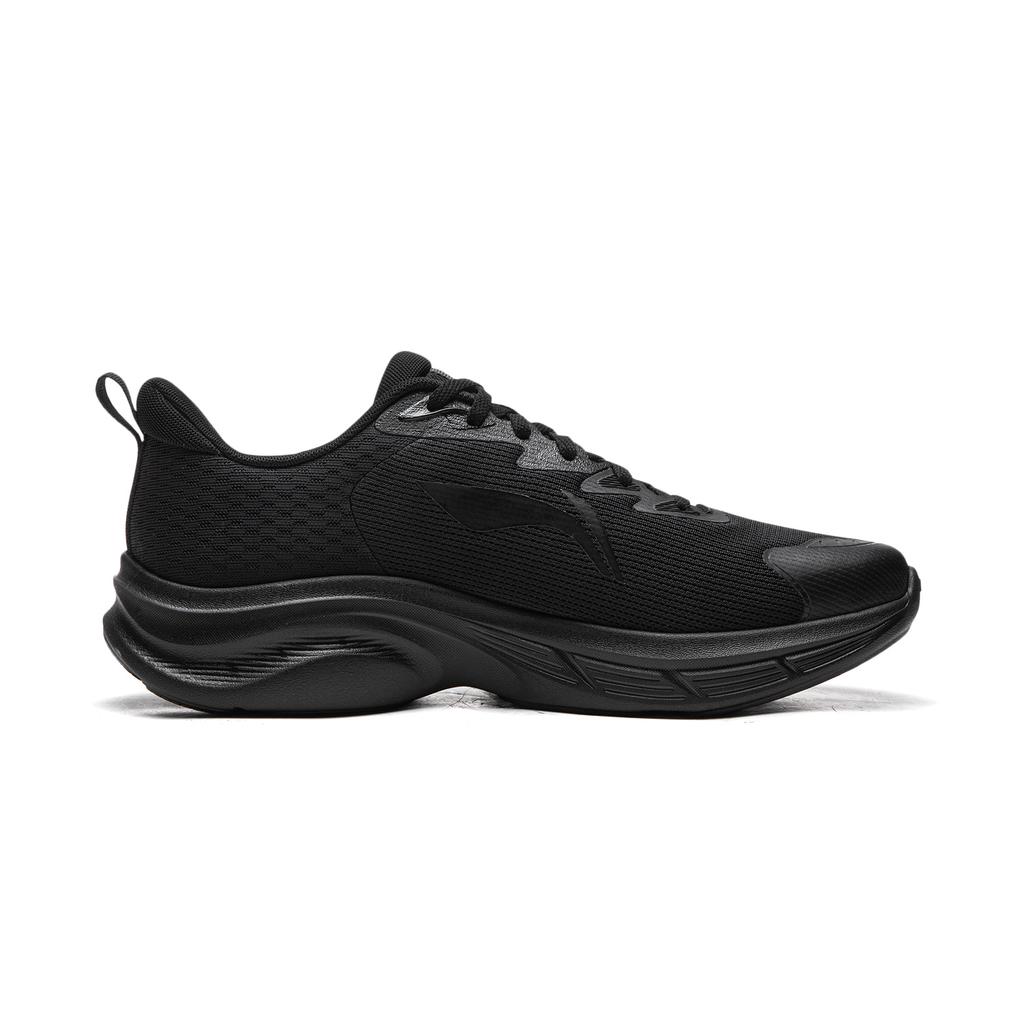 LiNing Lightweight Soft Rebound Casual Running Shoes Men Sneaker Black ARSW045-2