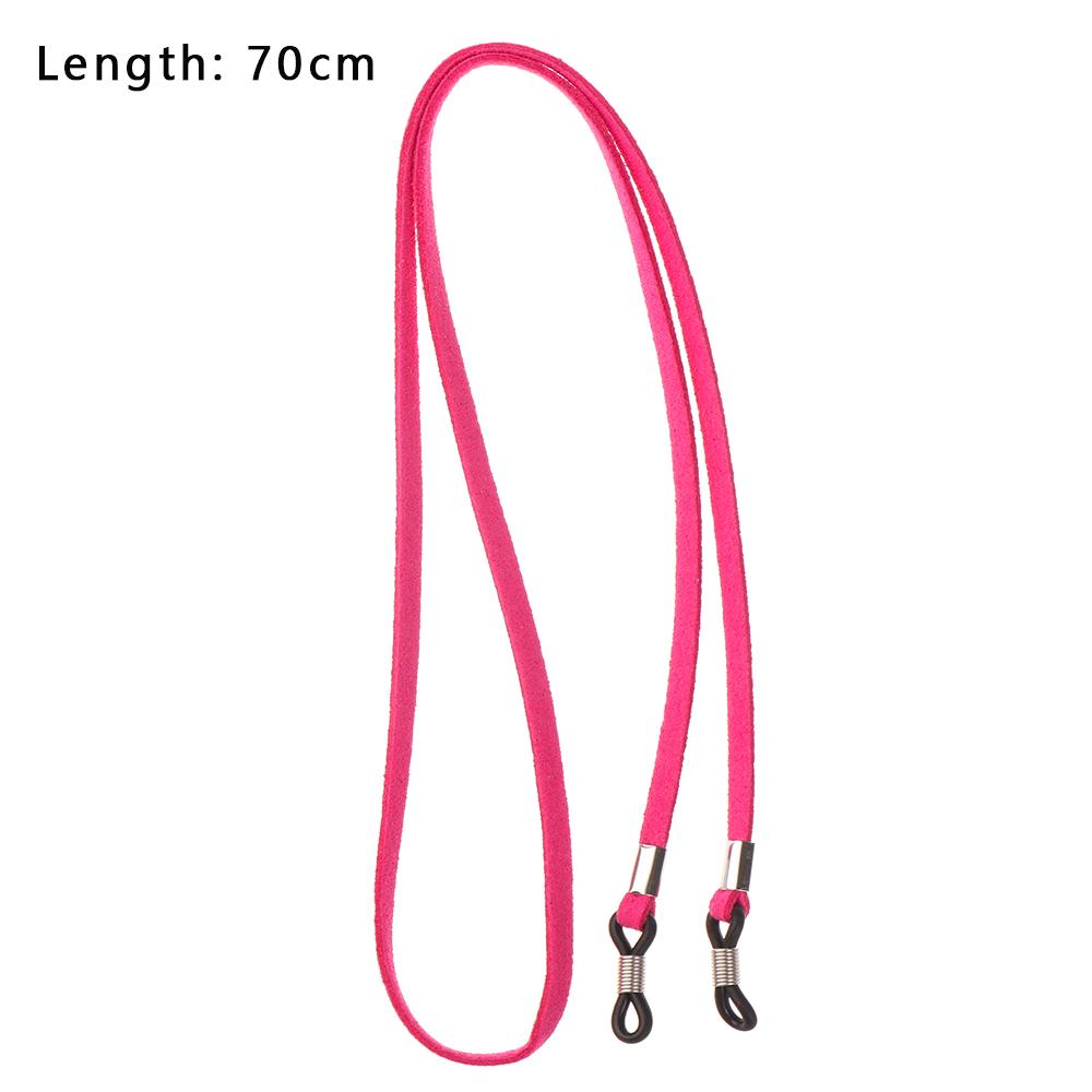 1PC Fashion New Design High Elasticity Sunglasses Lanyard Leather Strap Glasses Chain Cord Reading Glasses Strap Decoration