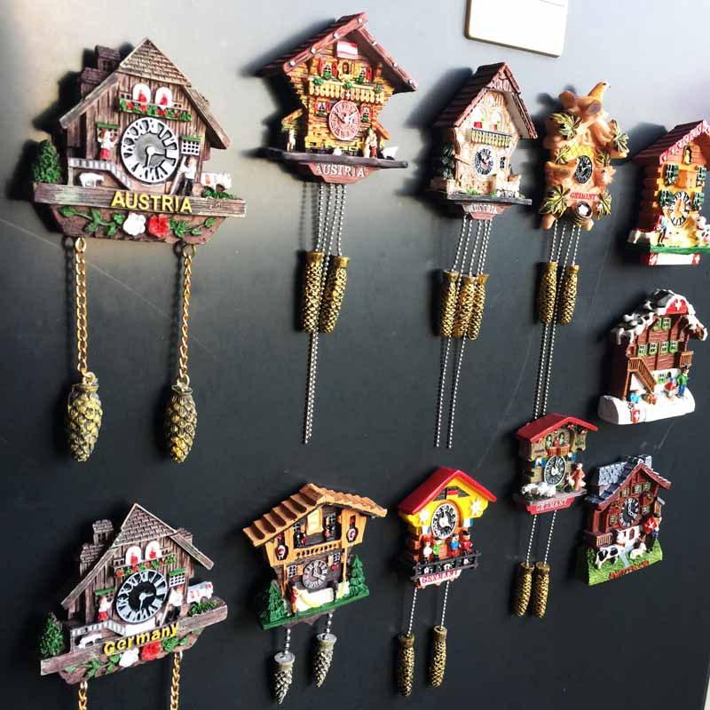Germany Austria Switzerland Travel Souvenir Crafts Gift Fridge Magnet Collection Home Kitchen Decoration