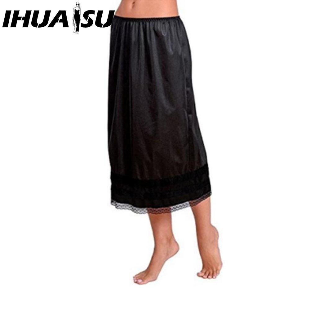IHUASU Women's Fashion Casual Solid Color Print Summer Spring Skirt