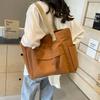 Canvas Bag Women's Shoulder Bag Large Capacity Commuter Tote Bag
