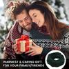 1pc Winter Warm Scarf for Women,Windproof Stylish Color-blocked  Scarves for Cold Weather,Warm Knit Winter Circle Loop Scarves