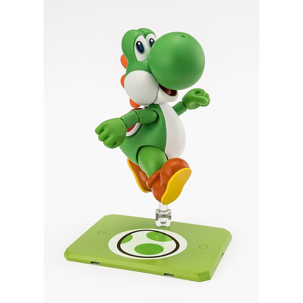 TAMASHII NATIONS S.H. Figuarts Super Mario Yoshi 110mm Painted Action Figure ABS PVC