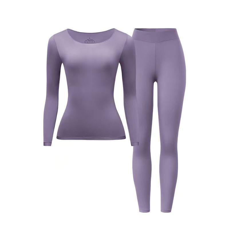 Hyaluronic Acid Thermal Long-Sleeve Trousers: High-Elastic, Skin-Care Base Layer for Women