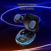 Echte kabellose In-Ear Bluetooth-Kopfhörer Bunte Atmende Lichter Digitales Display Sportkopfhörer