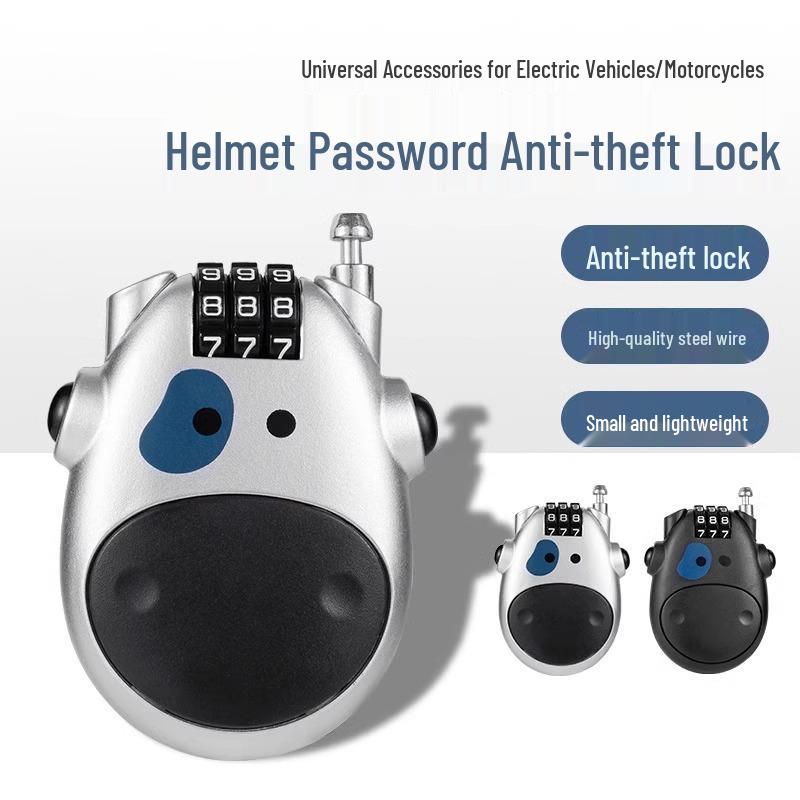 Steel Wire Combination Padlock - Outdoor Helmet, Suitcase, Bicycle, Waterproof, Rustproof.