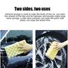 Car Wash Sponge, High-Absorption Tire and Wheel Cleaning Pad, Extra-Thick Easy-Grip Foam Scrubber, Multi-Purpose