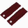 Fit 18mm Snap Button Winter 028 Students Write Keep Warm Knitted Lady Fingerless Work Wrist Gloves Women Men Adolescent