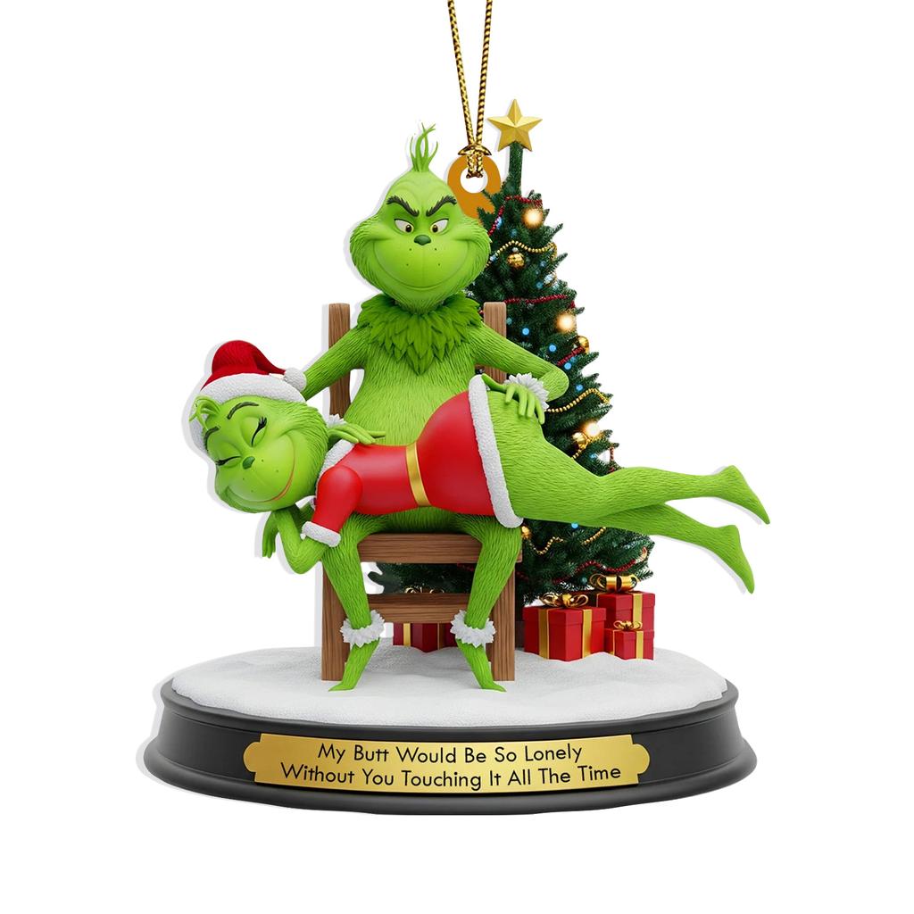 Christmas Tree Decorations - Funny Christmas Tree Ornaments - Funny Green Doll Christmas Pendant Ornaments Indoor Home Party Gifts