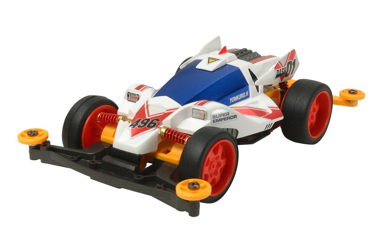

Tamiya Racer Mini 4WD Series 70 Dash 01 Super Emperor Premium II 18070 No. (Super Chassis) белый