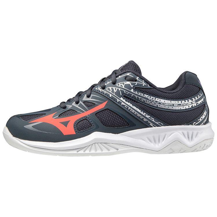 Mizuno Thunder Blade Shock Absorbing Non-Slip Durable Low-Top Volleyball Shoes Unisex Sneaker Dark-Blue V1GC197066